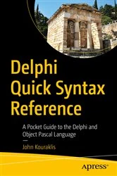 Book cover of Delphi Quick Syntax Reference by John Kouraklis