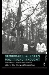 Book cover of Democracy and Green Political Thought by Brian Doherty