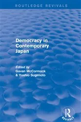 Book cover of Democracy in Contemporary Japan by Gavan McCormack