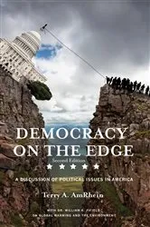 Book cover of Democracy on the Edge by Terry  A. AmRhein