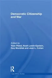 Book cover of Democratic Citizenship and War by Yoav Peled