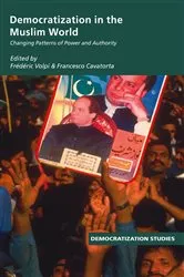 Book cover of Democratization in the Muslim World by Frederic Volpi