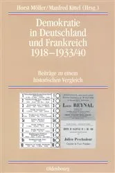 Book cover of Demokratie in Deutschland und Frankreich 1918-1933/40 by Horst Möller