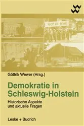Book cover of Demokratie in Schleswig-Holstein by Göttrik Wewer