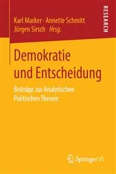 Book cover of Demokratie und Entscheidung by Unknown