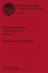 Book cover of Demokratie und Religion by Bernhard Kempen
