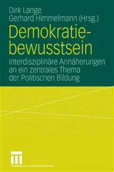 Book cover of Demokratiebewusstsein by Dirk Lange