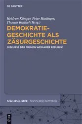 Book cover of Demokratiegeschichte als Zäsurgeschichte by Heidrun Kämper