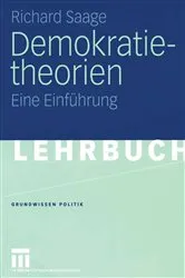 Book cover of Demokratietheorien by Richard Saage