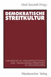 Book cover of Demokratische Streitkultur by Ulrich Sarcinelli