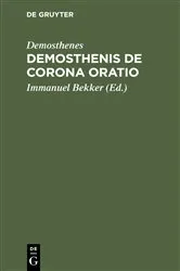 Book cover of Demosthenis De corona Oratio by Demosthenes