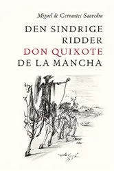Book cover of Den sindrige ridder don Quixote de la Mancha by Miguel de Cervantes Saavedra