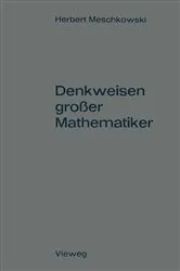 Book cover of Denkweisen großer Mathematiker (2nd ed.) by Herbert Meschkowski