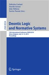 Book cover of Deontic Logic and Normative Systems by Fabrizio Cariani