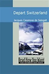 Book cover of Depart Switzerland by Jacques Casanova de Seingalt