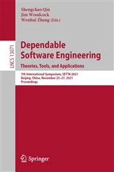 Book cover of Dependable Software Engineering: Theories, Tools, and Applications by Martin Fränzle