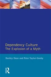 Book cover of Dependency Culture by Hartley Dean