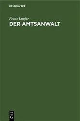 Book cover of Der Amtsanwalt by Franz Laufer