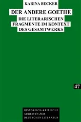Book cover of Der andere Goethe by Herbert Kraft