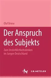 Book cover of Der Anspruch des Subjekts by Olaf Briese