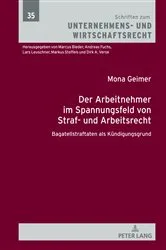 Book cover of Der Arbeitnehmer im Spannungsfeld von Straf- und Arbeitsrecht by Unknown