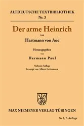 Book cover of Der arme Heinrich (7th ed.) by Unknown