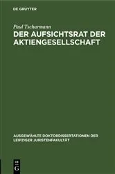 Book cover of Der Aufsichtsrat der Aktiengesellschaft by Unknown
