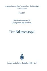 Book cover of Der Balkenmangel by F. Unterharnscheidt