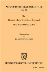 Book cover of Der Bauernhochzeitsschwank by Edmund Wiessner