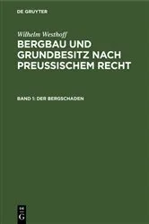 Book cover of Der Bergschaden by Unknown