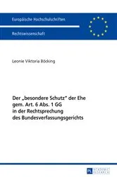 Book cover of Der «besondere Schutz» der Ehe gem. Art. 6 Abs. 1 GG in der Rechtsprechung des Bundesverfassungsgerichts by Unknown