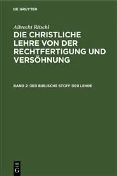 Book cover of Der biblische Stoff der Lehre (4th ed.) by Albrecht Ritschl