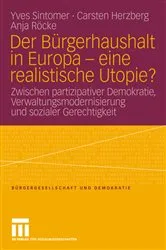 Book cover of Der Bürgerhaushalt in Europa - eine realistische Utopie? by Yves Sintomer