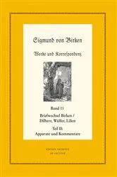 Book cover of Der Briefwechsel zwischen Sigmund von Birken und Johann Michael Dilherr, Daniel Wülfer und Caspar von Lilien by Almut Laufhütte