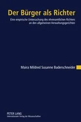 Book cover of Der Buerger als Richter by Unknown
