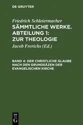 Book cover of Der christliche Glaube nach den Grundsäzen der evangelischen Kirche (3rd ed.) by Jacob Frerichs