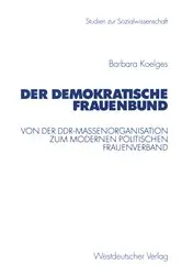 Book cover of Der Demokratische Frauenbund by Barbara Koelges