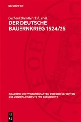 Book cover of Der deutsche Bauernkrieg 1524/25 by Gerhard Brendler