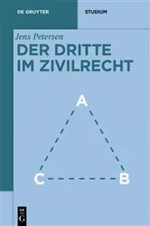 Book cover of Der Dritte im Zivilrecht by Jens Petersen