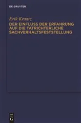 Book cover of Der Einfluss der Erfahrung auf die tatrichterliche Sachverhaltsfeststellung by Unknown