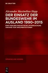 Book cover of Der Einsatz der Bundeswehr im Ausland 1990–2015 by Unknown