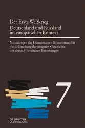 Book cover of Der Erste Weltkrieg. Deutschland und Russland im europäischen Kontext by Horst Möller