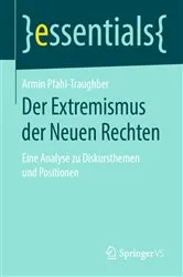 Book cover of Der Extremismus der Neuen Rechten by Armin Pfahl-Traughber