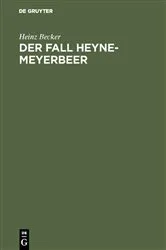 Book cover of Der Fall Heyne-Meyerbeer by Heinz Becker