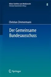 Book cover of Der Gemeinsame Bundesausschuss by Unknown