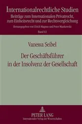 Book cover of Der Geschaeftsfuehrer in der Insolvenz der Gesellschaft by Unknown