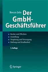 Book cover of Der GmbH-Geschäftsführer (3rd ed.) by Rocco Jula