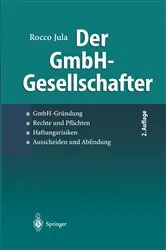 Book cover of Der GmbH-Gesellschafter (2nd ed.) by Rocco Jula