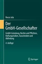 Book cover of Der GmbH-Gesellschafter (4th ed.) by Rocco Jula