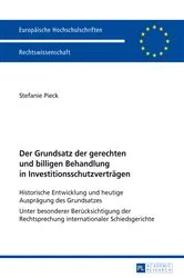 Book cover of Der Grundsatz der gerechten und billigen Behandlung in Investitionsschutzvertraegen by Unknown